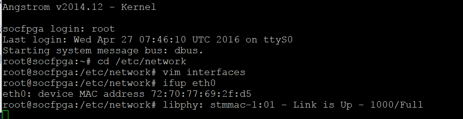 DE10-Standard ifup eth0.png
