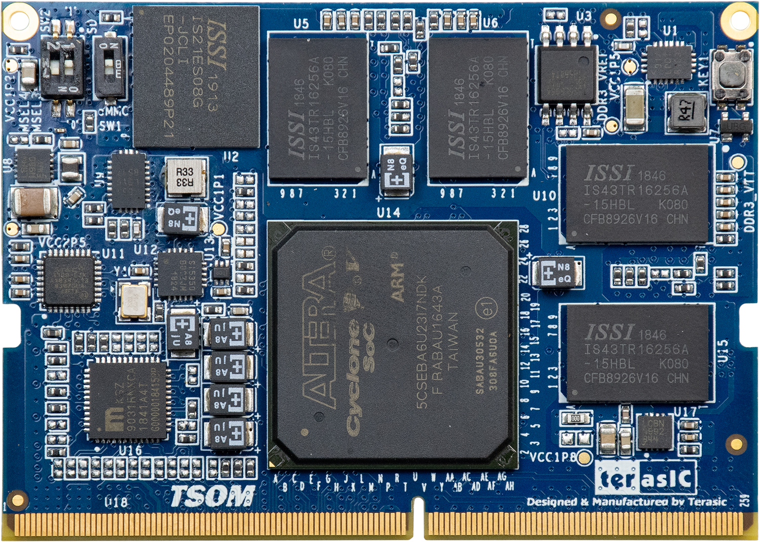 Terasic All Fpga Boards Max 10 Terasic Soc System On Module Evaluation Kit