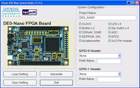 Terasic All Fpga Boards Cyclone Iv De0 Nano Development And Education Board