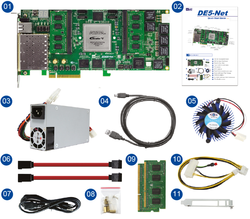 Terasic - DE 系列母板- Stratix - DE5-Net FPGA Development Kit