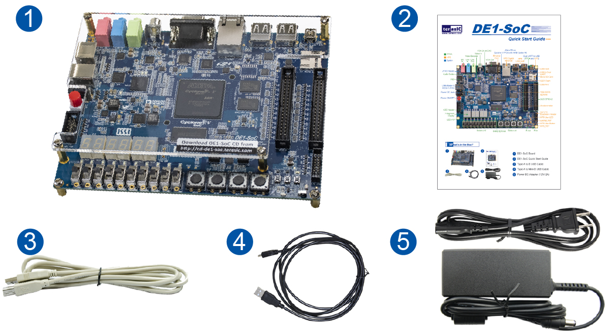 Terasic - DE Boards - Cyclone - DE1-SoC Development and Education Kit