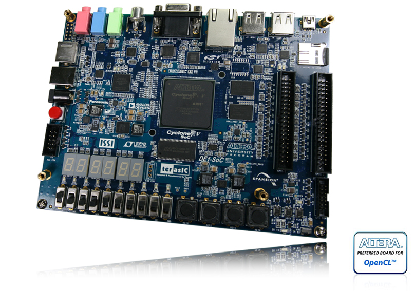 Terasic All Fpga Boards Cyclone V De1 Soc Board