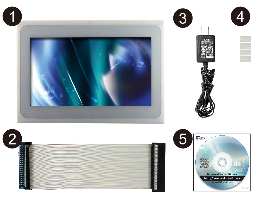 terasic multi touch lcd module made in china